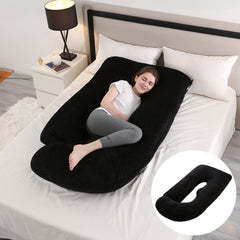 Pregnant women's pillow waist protection side sleeping slope pillow J-shaped pregnancy sleeping pillow