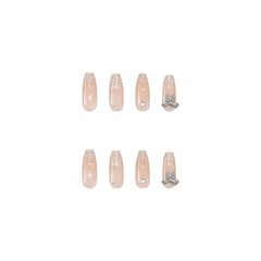 Fake Nails Fairy Long Wearing A Broken Diamond Butterfly Nail Stickers Detachable Finished Nail Pieces Nail Stickers Nails