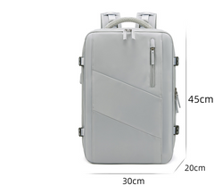 Fashionable backpack with large capacity and multifunctional computer bag