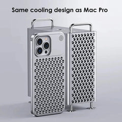 Metalen Warmteafvoer Telefoonhoes Voor Iphone 13 12 14 15 Pro Max Plus Koelende Geur Randloze Holle Aluminium Schokbestendige Hoes