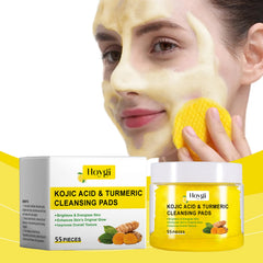 Turmeric Cleansing And Exfoliating Pad Gently Cleanses And Brightens Skin Care Moisturizing Facial Skin Cleansing Pad