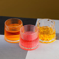 Mountain View Glass Cup Fuji Mountain Tibetan Mountain Cup  Japanese Whiskey Wine Cup Household High Beauty Water Bottle