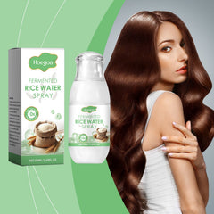 Herbal Rice Water Hair Treatment Spray Scalp Repair Nourishes Dry Hair And Fluffs And Softens Hair Spray