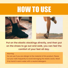 Ionic Body Shaping Stretch Socks, Outdoor Sports Comfortable Breathable Non-slip Foot Care Elastic Socks