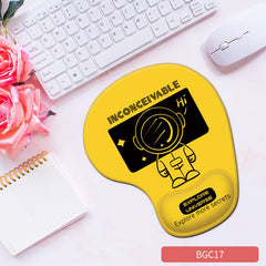 Silicone wrist mouse pad female comfortable computer soft non-slip hand rest pad thick non-slip wrist rest cute game pad
