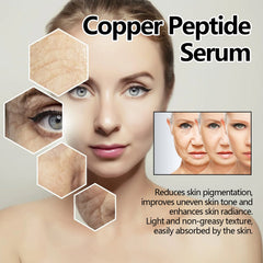 Copper Peptide Serum, Fade Out Fine Lines Moisturize Skin Firming Bright Spots And Delicate Pores