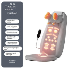 Shoulder Neck Lumbar Massage Cushion Home Cervical Back Walking Massager Waist Kneading Vibration Massage Pad