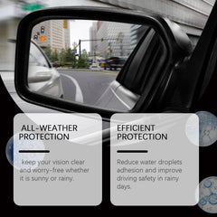 Car Window Rain Spray, Decontamination Descaling Water Stains Improve Vision Rearview Mirror Cleaning