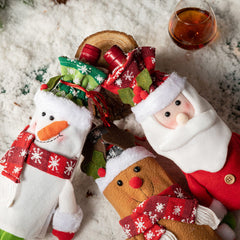 Cartoon Long Leg Elderly Wine Set Creative Christmas Decorations Decoration Home Table Wine Bottle Set