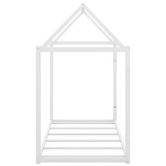 Metal House Shape Platform Bed   twin