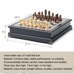 Large International Chess Children's Solid Wood Western Chess Adult Competition Special