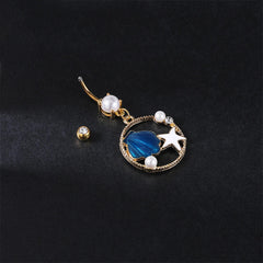 Navel Ring Creative Bat Bee Navel Buckle Navel Ring Body Piercing Jewelry