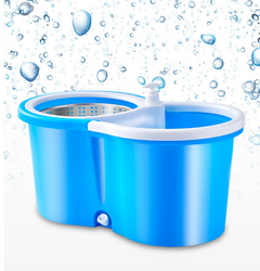 Rotating Mop Bucket Good God Mop Hand Pressure Dual Drive Automatically Mop Mop Bucket Household Mop Stainless Steel Mop
