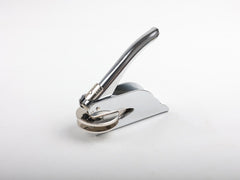 Customized non embroidered steel embossed pliers with steel seal engraved wedding pliers with steel seal logo