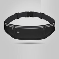 Running waist bag, sports bag, mobile phone storage, three pockets, lightweight, close fitting, non shaking, outdoor fitness, me