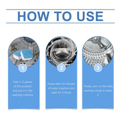 Washing Machine Cleaning Effervescent Sheet Washing Tank Cleaning Dirt, Odor And Fragrance Cleaning Sheet