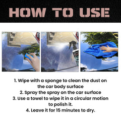 Crystal Coating Spray, Clean Water Stains And Dirt With New Bright Long-Lasting Maintenance Spray