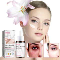 3-In-1 No Makeup Cream Bare Base No Fake White Moisturizing Beauty, Concealer And Brightening Skin Cream