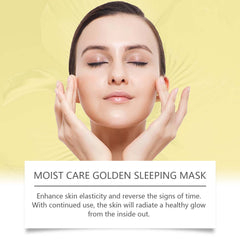 Gold Sleeping Mask, Moisturizing, Moisturizing, Moisturizing, Smoothing And Firming Skin Hydrating Mask