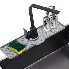 Silicone rubber folding sink drain pad splash proof tabletop kitchen and bathroom multifunctional tool