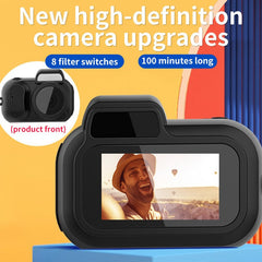 Student party retro small camera CCD high-definition can take pictures and upload mobile phone video campus with screen camera small
