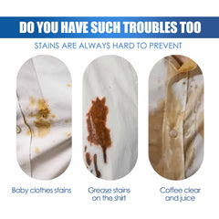 Clothes Stain Remover, Removes Stubborn Stains, Oil And Sweat Stains Laundry Cleaner