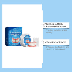 Cosmetic Denture Set, Improve Smile Comfort Cosmetic Dental Crevices Care Set