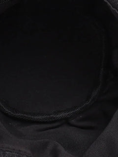 Pearl Detail Solid Color Bucket Bag