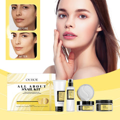 Snail Facial Care Gift Box, Nourishing And Repairing Skin, Moisturizing And Hydrating Delicate Gift Box Packaging
