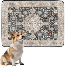 Scandinavian Minimalist Carpet Pet Mat, Stain-Resistant and Easy to Clean Sofa Coffee Table Mat, Urine-Proof Cat and Dog Pad