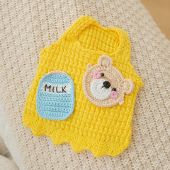 New Cute Cat Clothes Hair proof Autumn Puppet Kitten English Short Blue Cat Pet Autumn Winter Cat Sweater