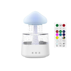 New Designed Cool Mist Essential Oil 7 Colors LED Night Light Wood Grain Cloud Rain Water Air Humidifier