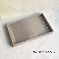 Velvet Stackable Jewelry Organizer, Portable for Rings, Earrings and Necklaces.