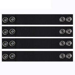 4Pcs/Set Tactical Belt Buckle Police Military Accessory Double Snaps Nylon Tactical Belt Loop Holder Keeper