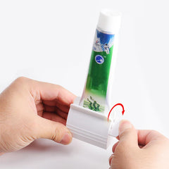 New Bathroom Accessories Toothpaste Squeezer Tooth Paste Dispenser Tube Squeezer Facial Cleanser Press Rolling Holder for Kids