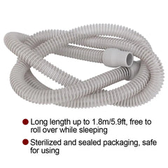180cm CPAP Tube Tubing Universal Plastic Breathing Machine Accessories for Respiratory Ventilator Respirator Tubing Length