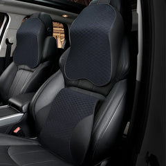 1PCS memory foam cute car seat headrest pillow solid for the neck rest waist back support cushion set pillows auto accessories