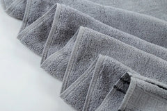 3Pieces Set Grey Cotton Towel Set for Men toalla 2pc Face Washcloth Hand Towel 1pc Bath Towel Camping Shower Towels Bathroom