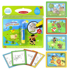 8 styles Magic Water Drawing Book Coloring Doodle
