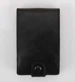 Hot sale Women Men RFID Card Holders Stack Up Pull Out Mini Cascading Wallet ID Cash Cardholder Crazy Horse PU Leather Purses