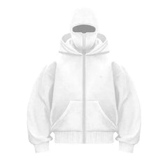 Zipped Faced Hoodie