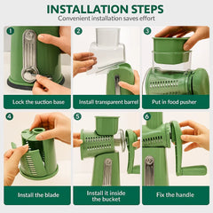 Grate Turn 5-in-1 food shredder