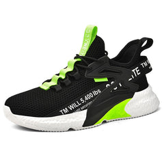 Breathable Flyknit Sports and Casual Shoes Fashion Mesh Light Sole Running Shoes