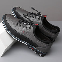 Casual oversized men's shoes fashionable men's shoes embroidered one foot flat heel