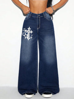 Cross Wide Leg Jeans