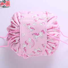 Do Not Miss Drop ship Women Drawstring Cosmetic Bag travel Organizer bag pouch Make Up Case Storage Makeup Bag Toiletry bag