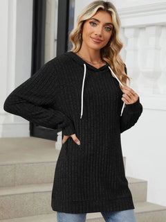 Drawstring Long Sleeve Hoodie