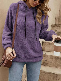 Drawstring Long Sleeve Hoodie