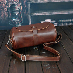 Fashionable Single Shoulder Cylinder Bag Retro Trendy and Personalized Creative Cylinder Bag
