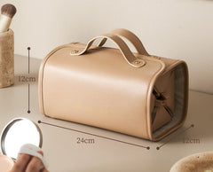 Folding makeup bag large capacity portable handbag travel makeup bag storage bag waterproof toiletries bag